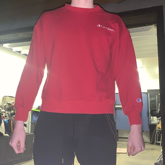 vintage red sweatshirt